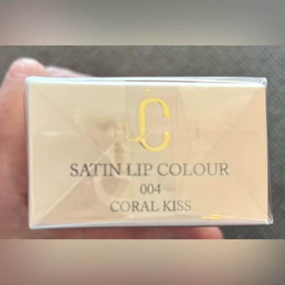 Jimmy Choo CORAL KISS Lipstick with Gold Case SEALED - Picture 6 of 7